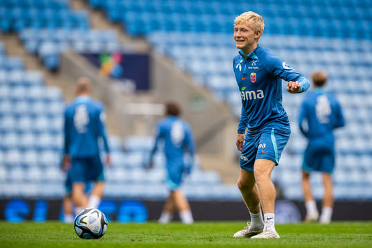 Birger Meling of the Norwegian national football team