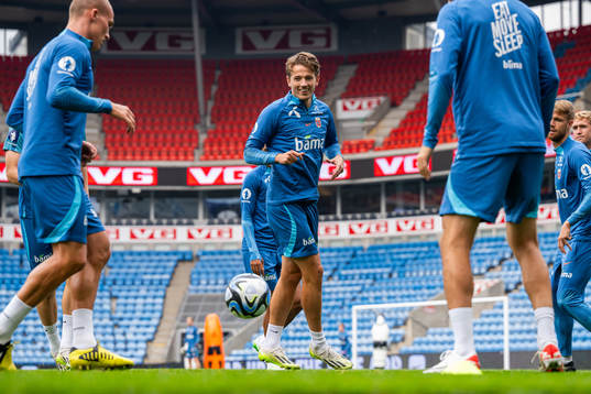 Sander Berge of the Norwegian national football team