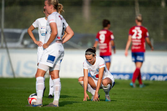 Växjö DFFs Larkin Russel deppar