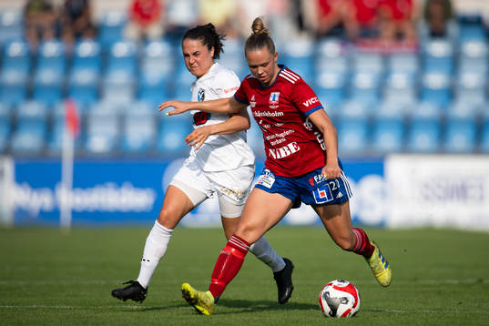 Vittsjös Hanna Ekengren och Växjö DFFs Heidi Elisabeth