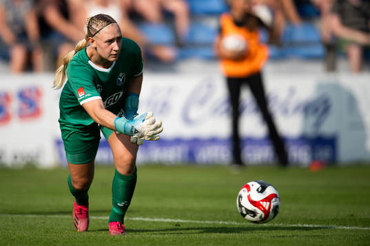 Växjö DFFs målvakt Louise Högrell Ledbetter