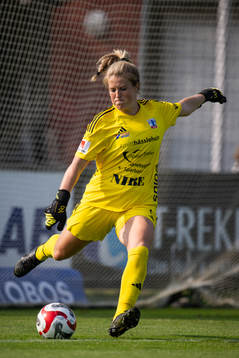 Vittsjös målvakt Elaine Margret Burdett