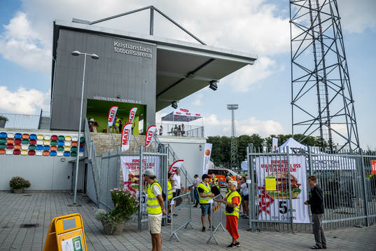Kristianstad fotbollsarena exteriör