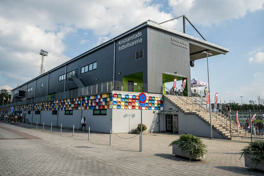 Kristianstad fotbollsarena exteriör