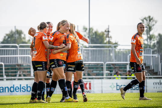 Kristianstads spelare jublar