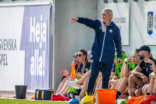 Kristianstads tränare Elisabet Gunnarsdottir