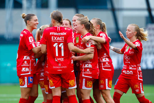 Örebros Maja Bodin jublar