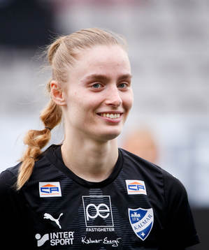 Kalmars målvakt Laura Frederikke Worsøe Nielsen