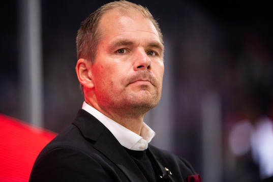 Head coach Thomas Mitell of Färjestad