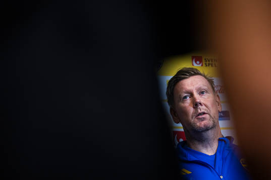 Assistant coach Peter Wettergren of the Swedish national