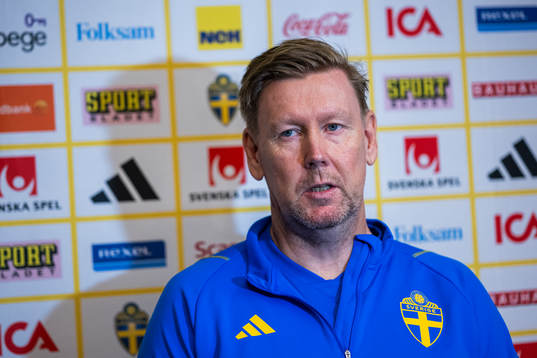 Assistant coach Peter Wettergren of the Swedish national