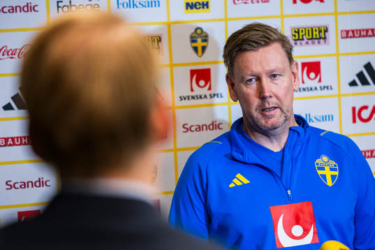 Assistant coach Peter Wettergren of the Swedish national