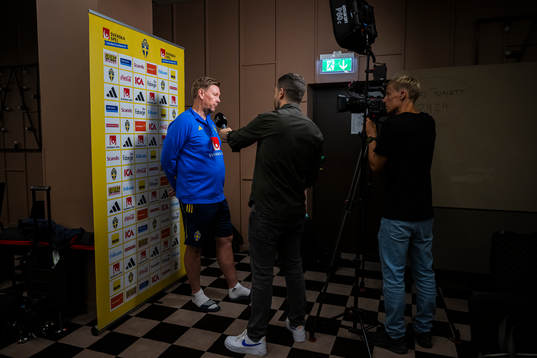 Assistant coach Peter Wettergren of the Swedish national