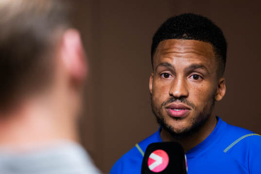 Martin Olsson of the Swedish national football team at a