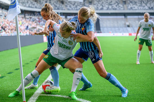 Hammarbys Eva Nyström, Djurgårdens Tilde Lindwall och