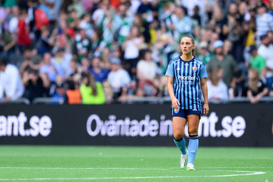 Djurgårdens Tilde Lindwall deppar