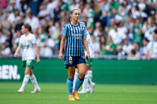 Djurgårdens Alice Bergström deppar