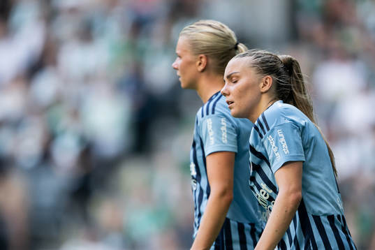 Djurgårdens Ebba Hed deppar