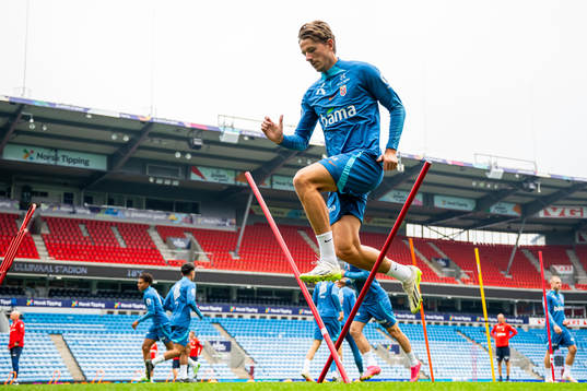 Sander Berge of the Norwegian national football team