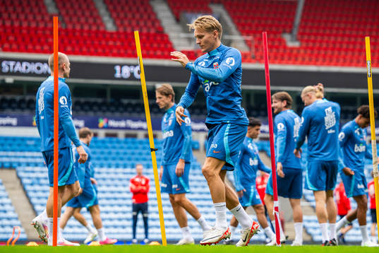 Martin Ødegaard of the Norwegian national football team