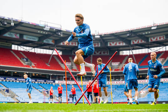 Martin Ødegaard of the Norwegian national football team