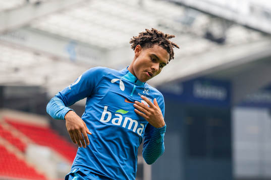 Antonio Nusa of the Norwegian national football team