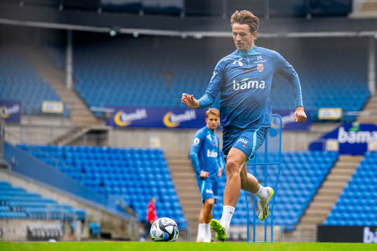 Sander Berge of the Norwegian national football team