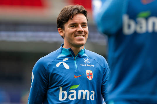 Hugo Vetlesen of the Norwegian national football team