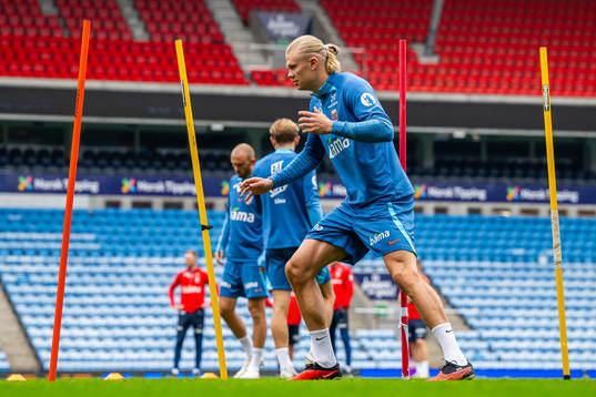 Erling Braut Haaland of the Norwegian national football team