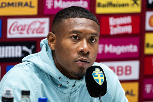 David Alaba of the Austrian national football team