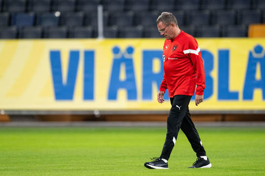 Ralf Rangnick, head coach of the Austrian national football