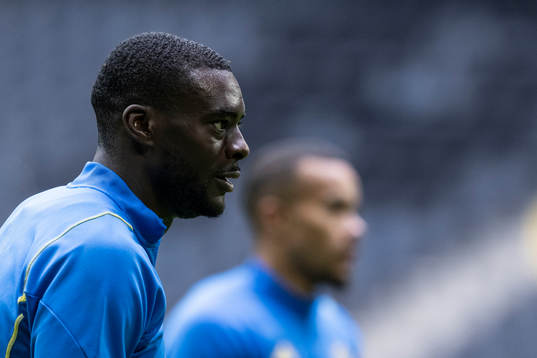 Ken Sema of the Swedish national football team at a