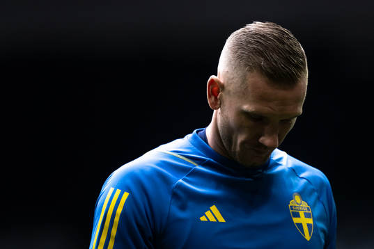 Goalkeeper Robin Olsen of the Swedish national football