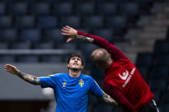Victor Nilsson Lindelöf of the Swedish national football