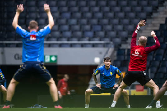 Victor Nilsson Lindelöf of the Swedish national football