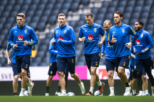 Viktor Gyökeres, Carl Starfelt, Viktor Claesson and Albin