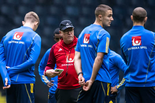 Head coach Janne Andersson of the Swedish national football