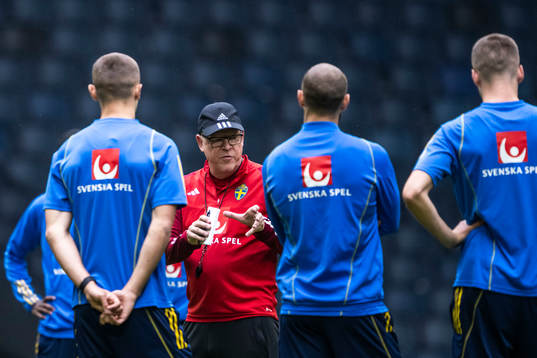 Head coach Janne Andersson of the Swedish national football