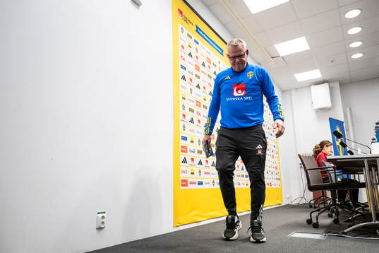 Head coach Janne Andersson of the Swedish national football