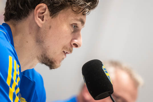 Victor Nilsson Lindelöf of the Swedish national football