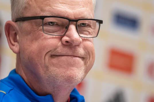 Head coach Janne Andersson of the Swedish national football