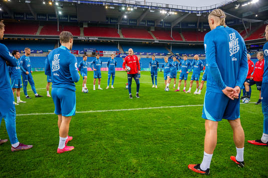 Ståle Solbakken, head coach of the Norwegian national