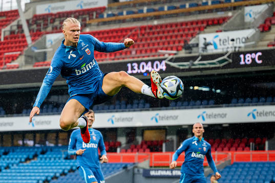 Erling Braut Haaland of the Norwegian national football team