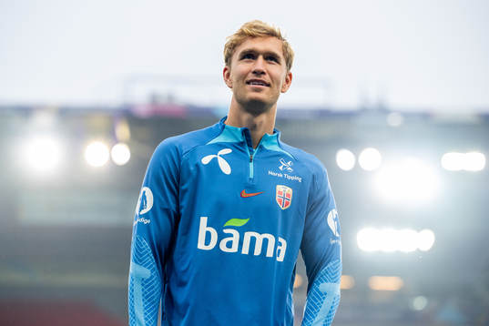 Ola Solbakken of the Norwegian national football team