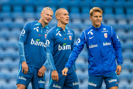 Erling Braut Haaland, Leo Skiri Østigård and Martin