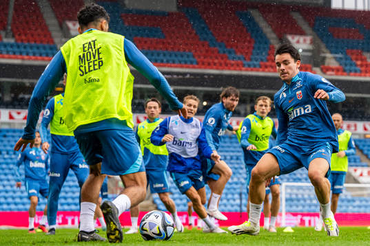 Hugo Vetlesen of the Norwegian national football team