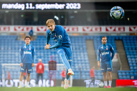 Jesper Daland of the Norwegian national football team