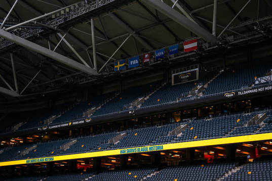 Interior view of Friends Arena