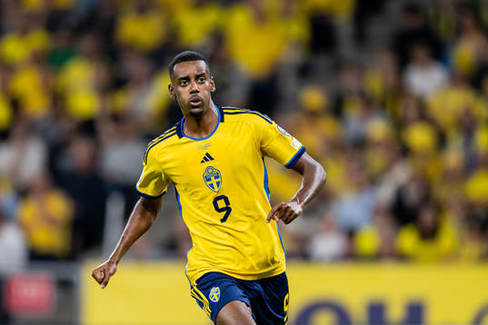 Alexander Isak of Sweden
