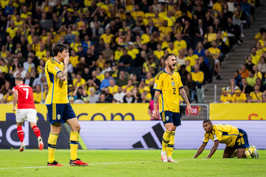 Victor Nilsson Lindelöf, Linus Wahlqvist Egnell and Isak